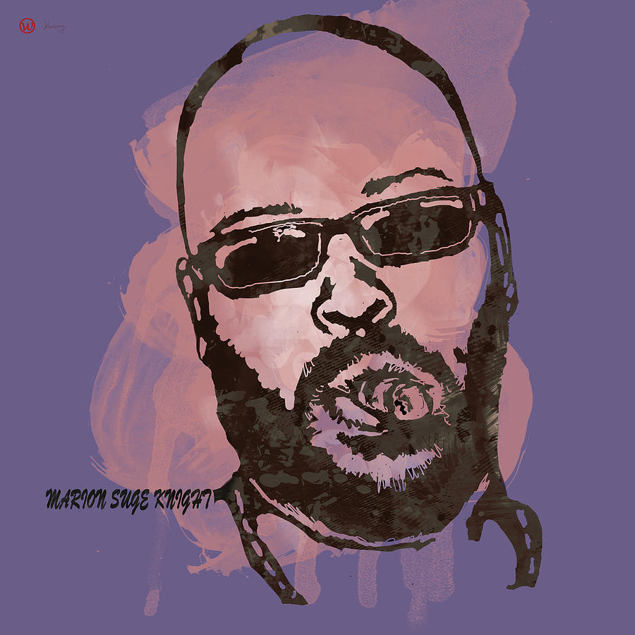 Dr Dre Drawing - Suge Knight Pop Stylised Art Sketch Poster by Kim Wang