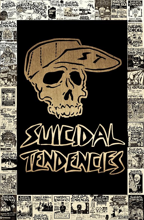 Suicidal Tendencies 2 Digital Art by Michael Bergman