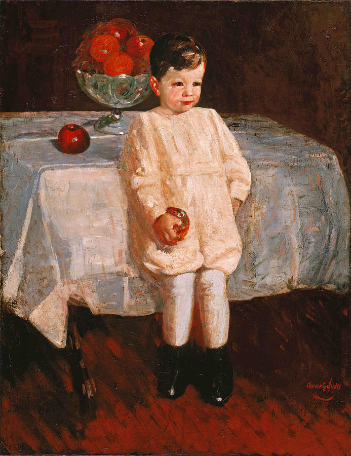 Sulky Boy Painting by George Benjamin Luks
