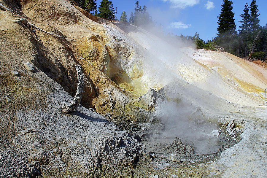 Sulphur Works - Lassen Volcanic National Park Photograph by Alexandra Till