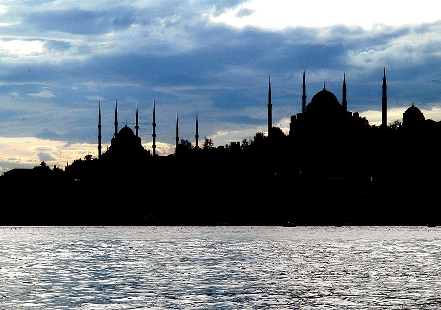 Sultanahmet Camii Skyline Istanbul Turkey Photograph by Taiche Acrylic Art