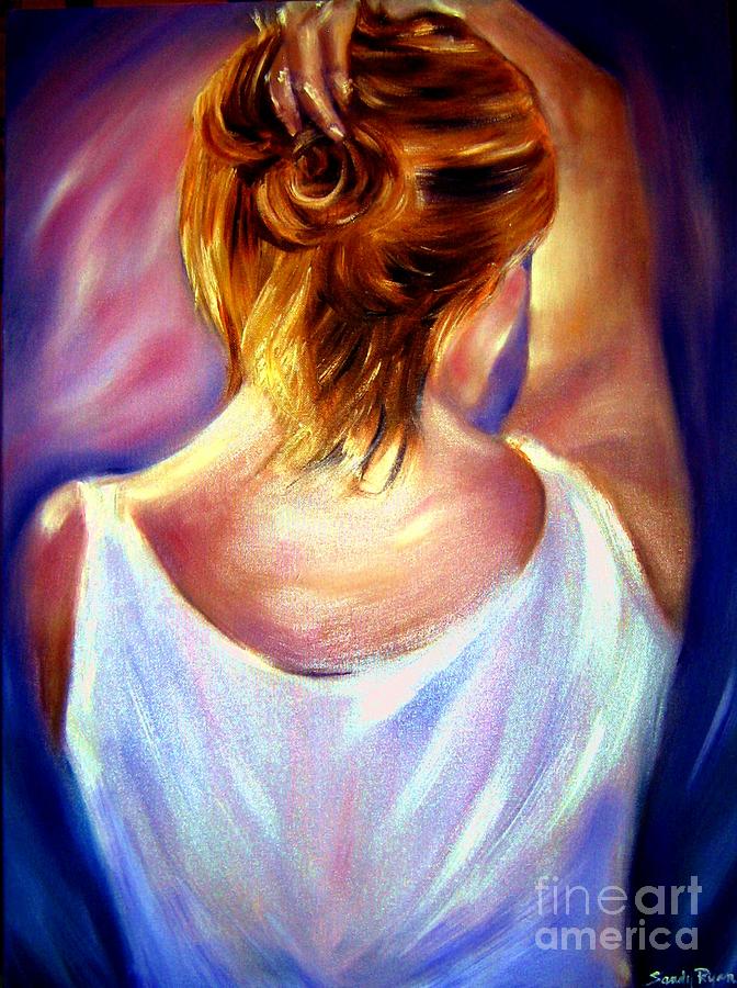 Feminine Painting - Sultry by Sandy Ryan