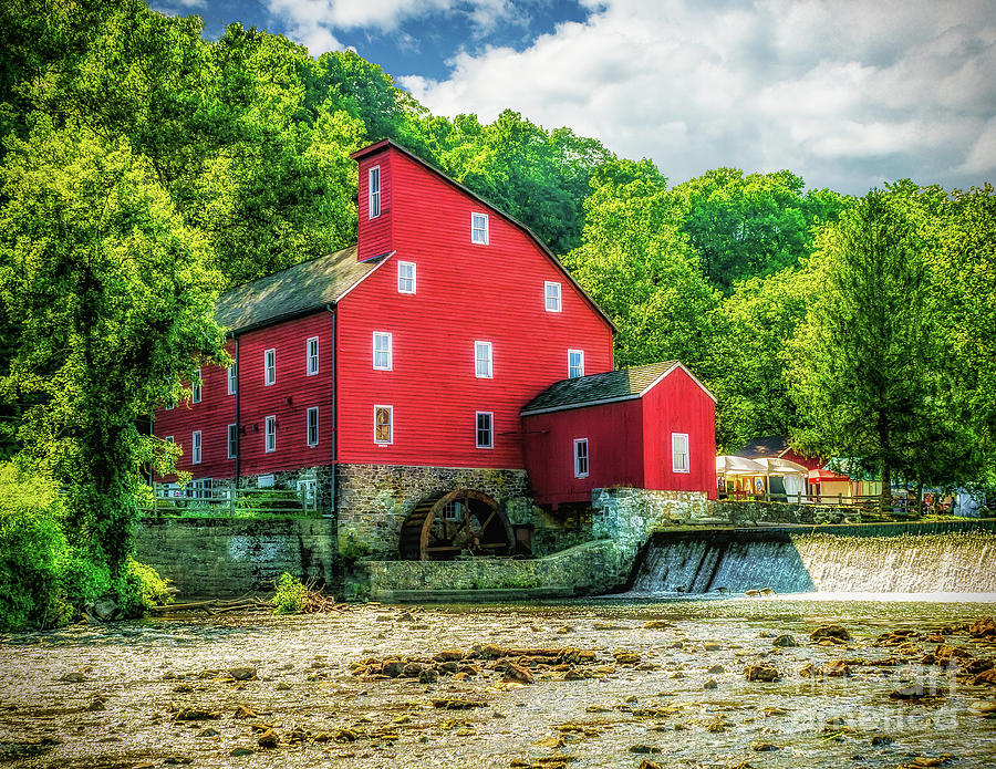 Summer View of the Red Mill Photograph by Nick Zelinsky Jr
