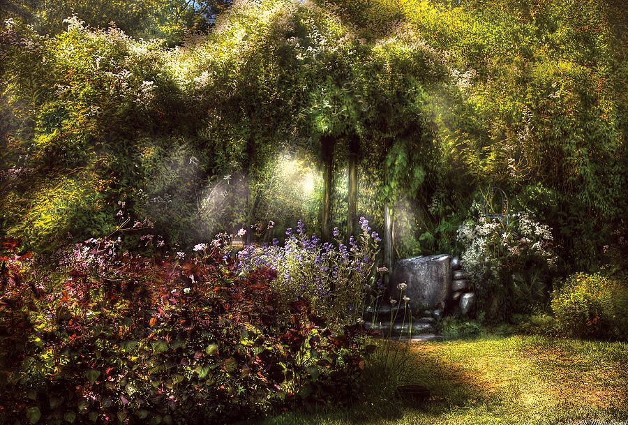 Summer - Landscape - Eves Garden Photograph by Mike Savad