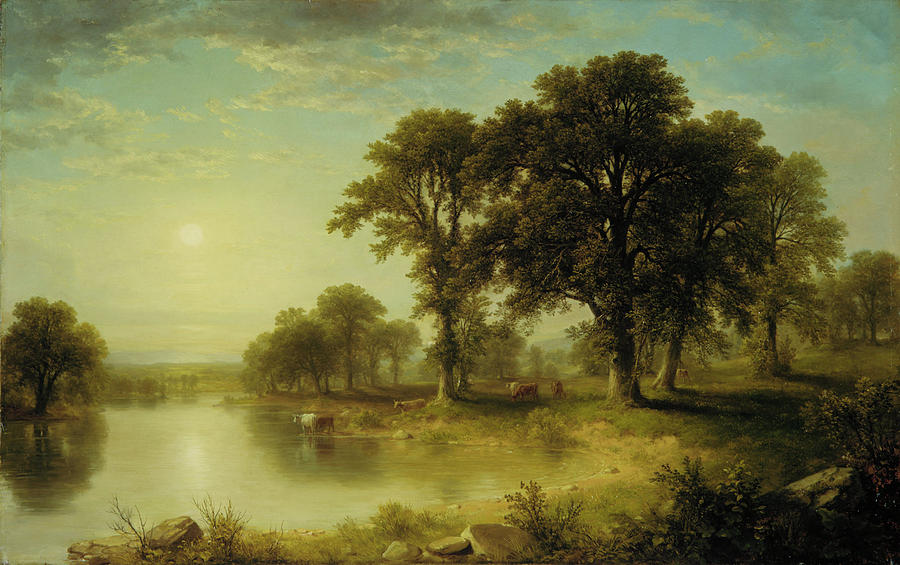 Summer Afternoon Painting By Asher Brown - Fine Art America