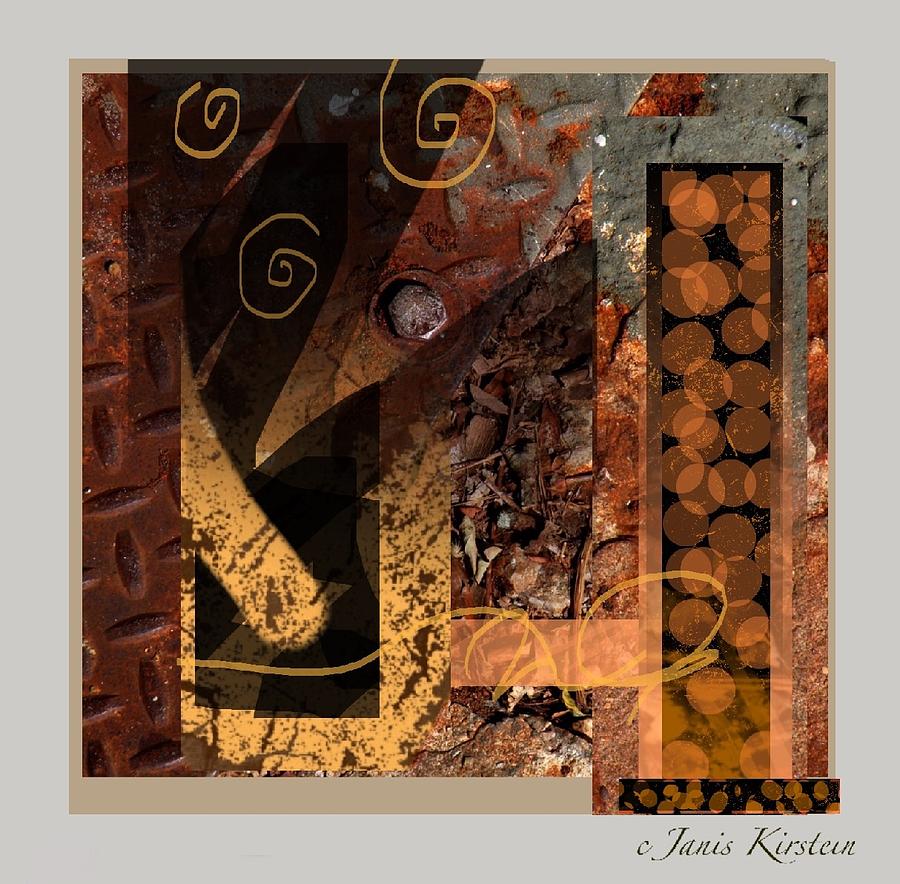 Summer amber Mixed Media by Janis Kirstein