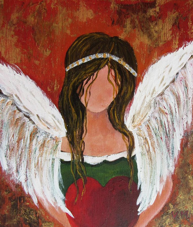 Summer Angel Painting by Vesna Martinjak