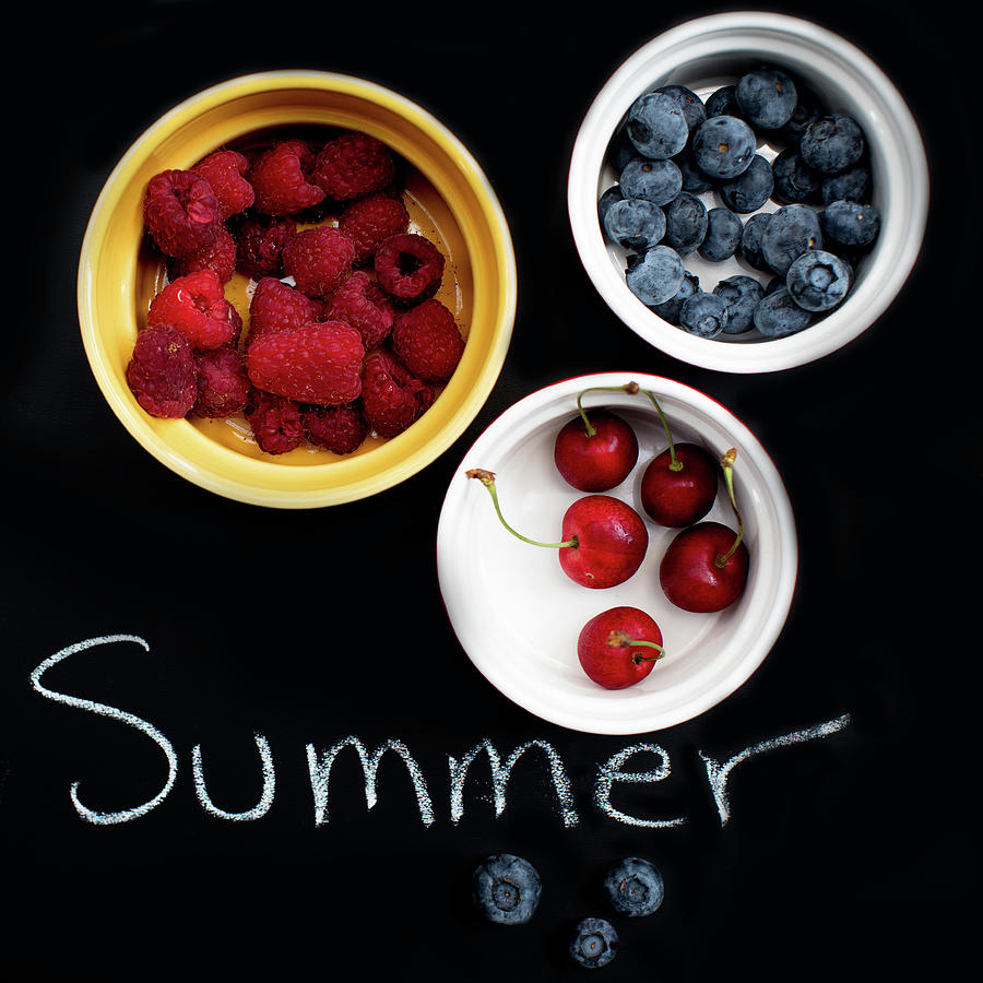 Summer Berries Photograph by Rebecca Cozart