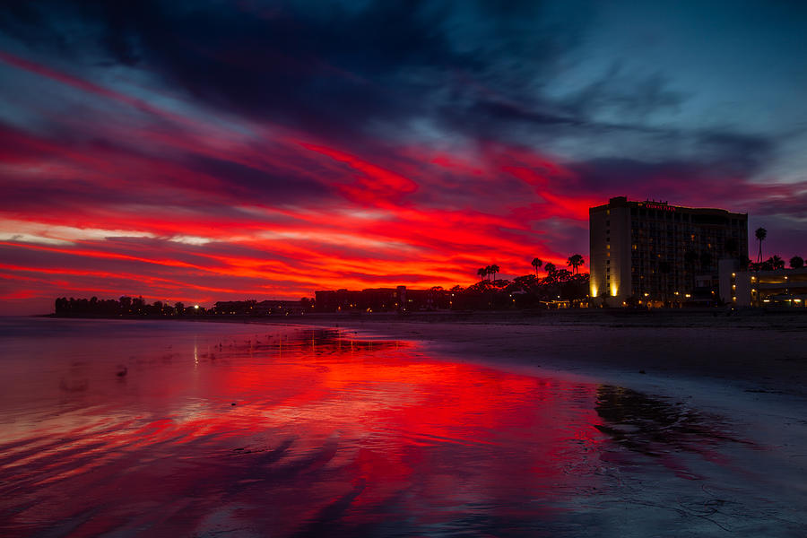 Sunset Photograph - Summer Blaze by Dan Holmes