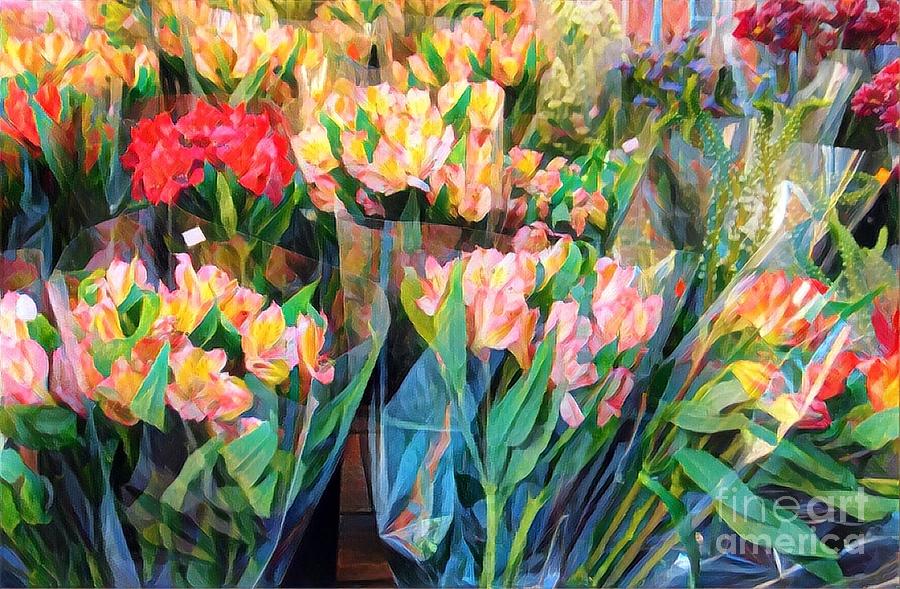 Summer Blooms for Sale Photograph by Miriam Danar