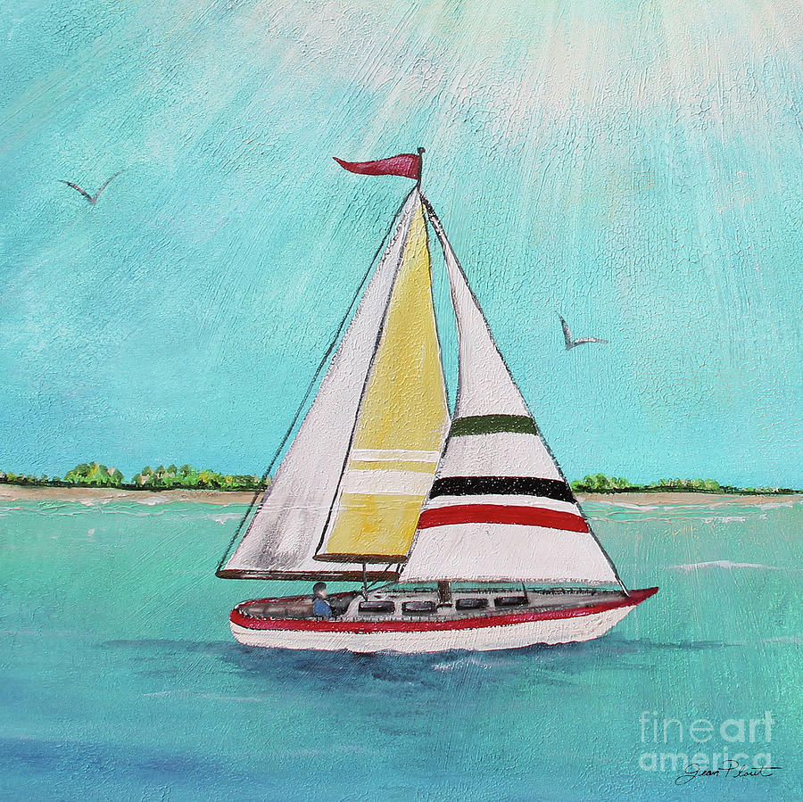 Summer Breeze-D Painting by Jean Plout