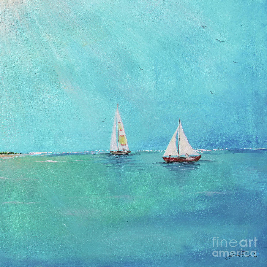 Summer Painting - Summer Breeze-E by Jean Plout