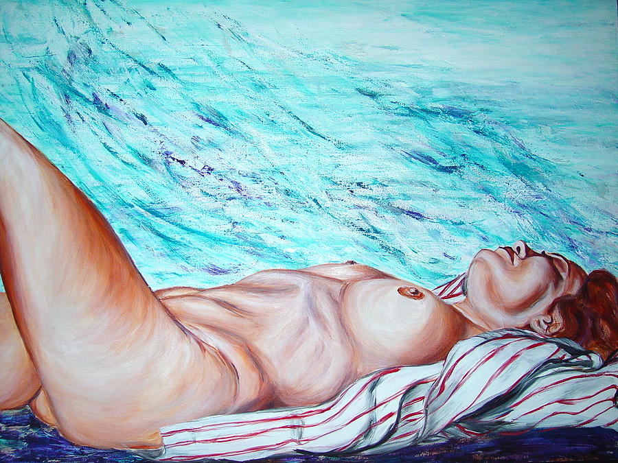 Summer Breeze...on my mind Painting by Bonnie Peacher