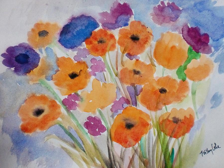 Summer bunch Painting by Trilby Cole