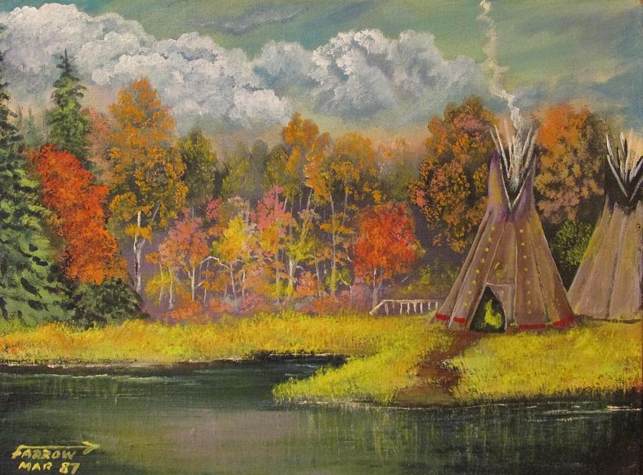 Summer Camp Painting by Dave Farrow