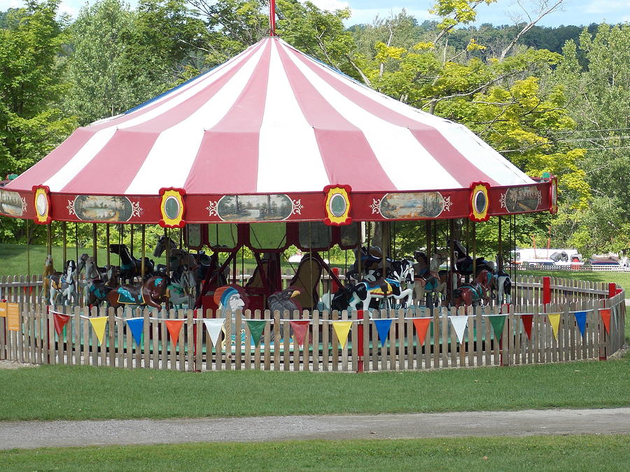 Summer Carousel Photograph by Catherine Gagne