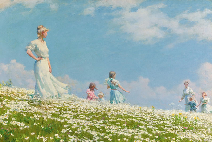 Summer Painting by Charles Courtney Curran