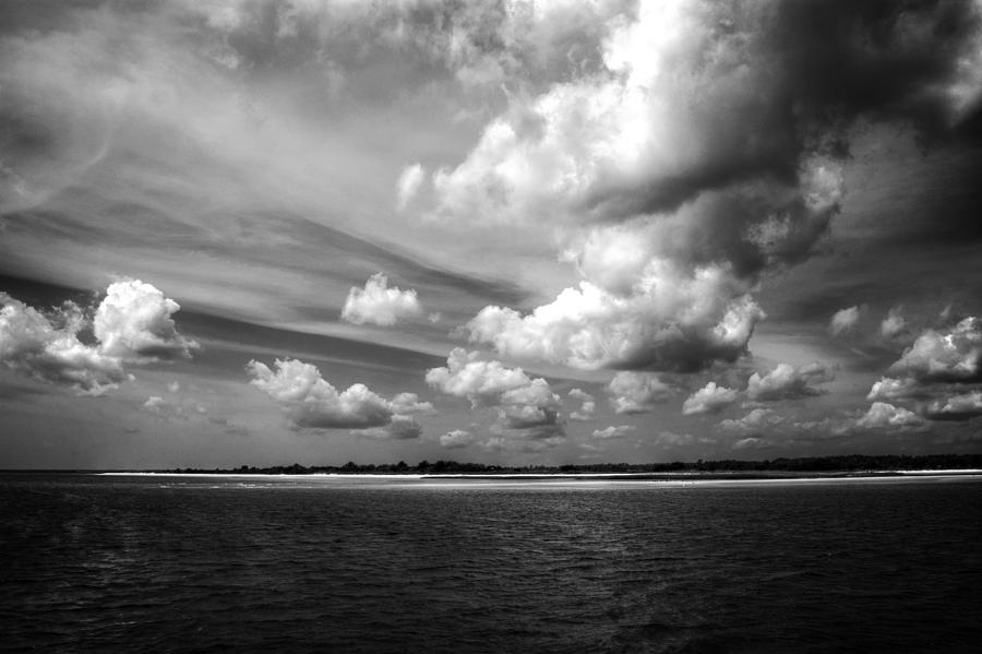 Summer Clouds in Back and White Photograph by Greg and Chrystal Mimbs