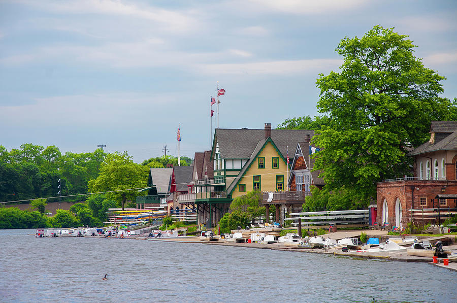 Summer Day at Boathouse Row Photograph by Bill Cannon