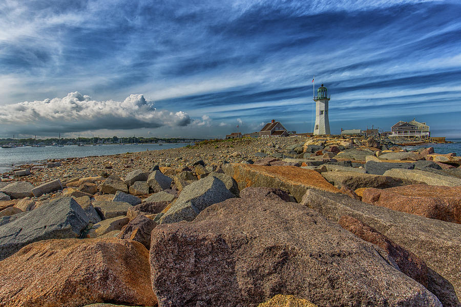 Summer Day At Scituate Lighthouse Photograph by Brian MacLean
