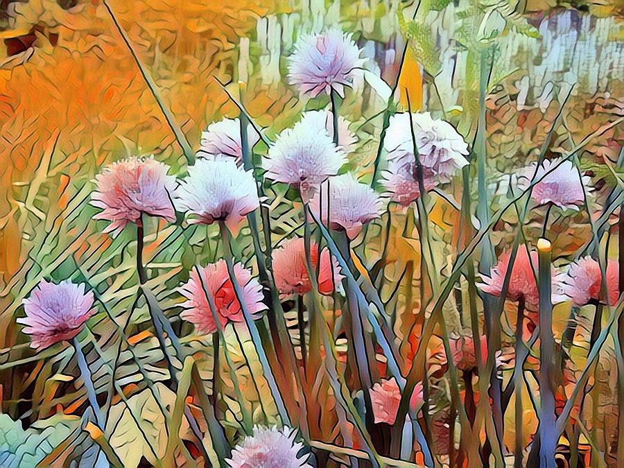 Summer Day Flowers Mixed Media by Don Wright