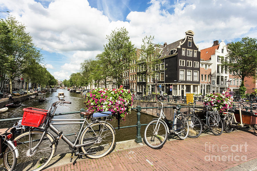 Summer day in Amsterdam Photograph by Didier Marti