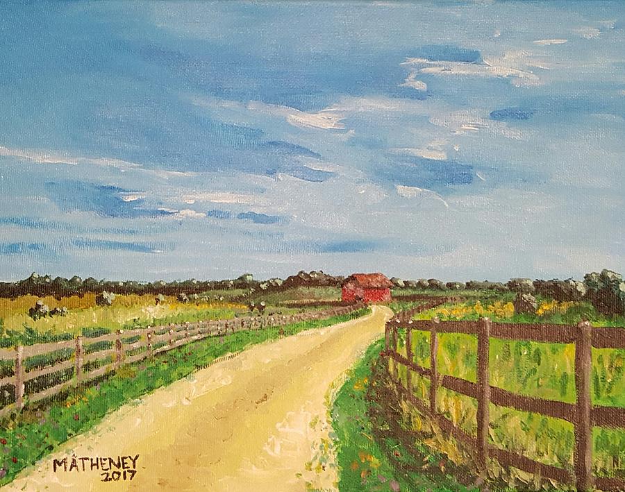 Summer Day in Sunbury Painting by Vincent Matheney