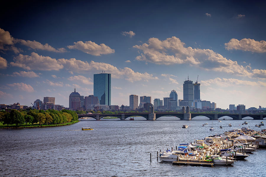 Boston Photograph - Summer Day on the Charles River by Rick Berk