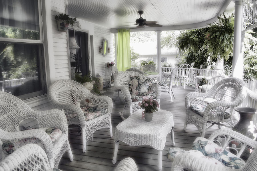 Summer Day On The Victorian Veranda Photograph by Thomas Woolworth