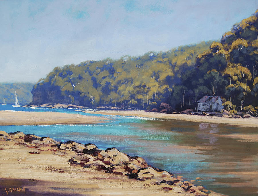 Summer day Patonga nsw Australia Painting by Graham Gercken - Fine Art ...