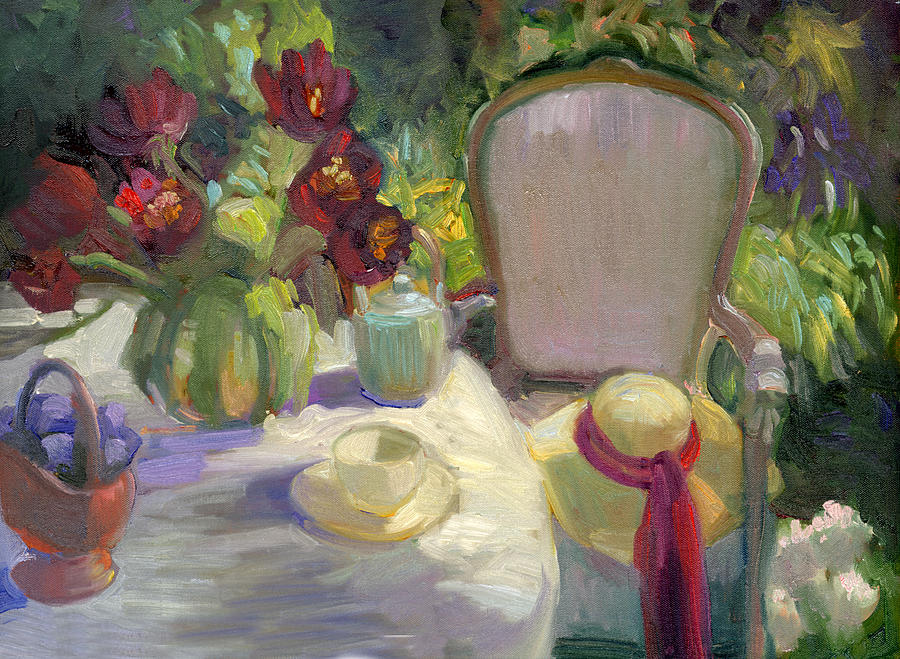 Impressionism Painting - Summer Day by Sally Rosenbaum