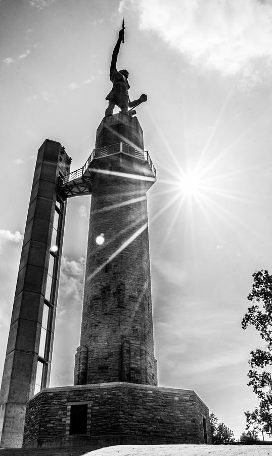 Black And White Photograph - Summer Days at the Vulcan by Parker Cunningham