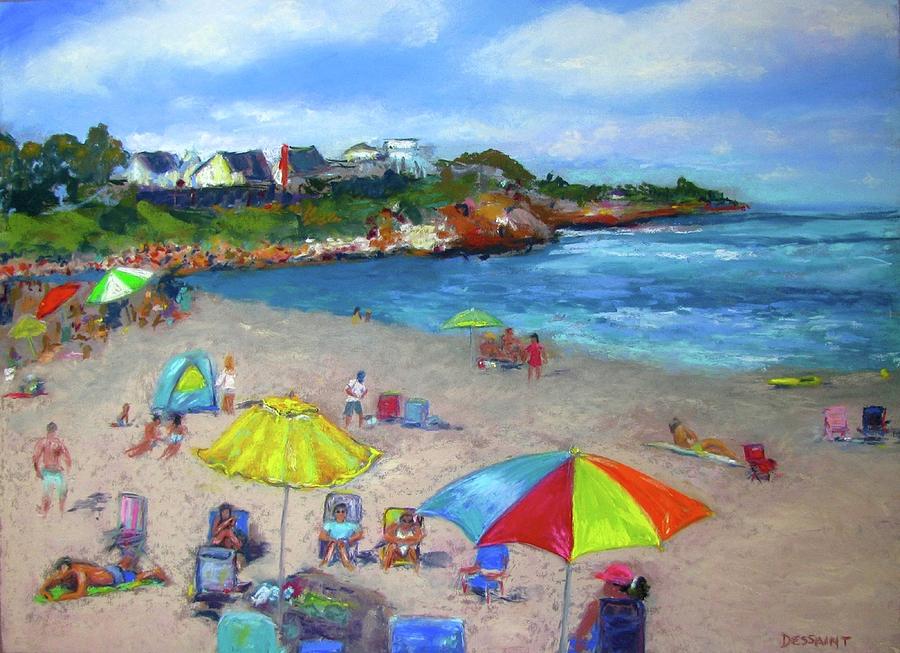 Beach Painting - Summer Days by Linda Dessaint