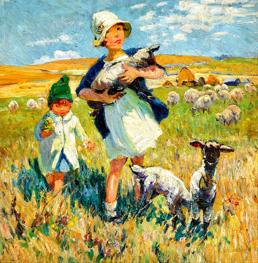 Summer Painting by Dorothea Sharp