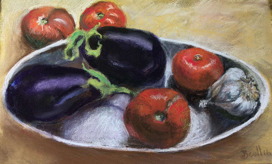 Summer Eats Pastel by Judith Scull