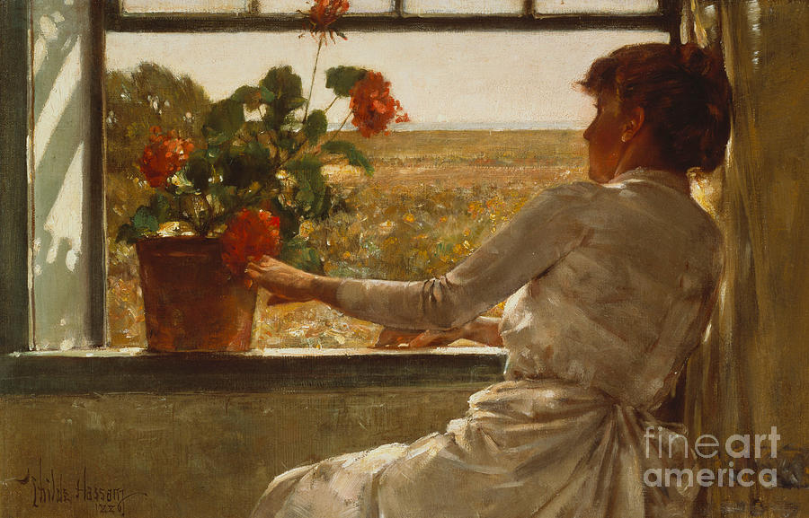Summer Evening Painting by Childe Hassam