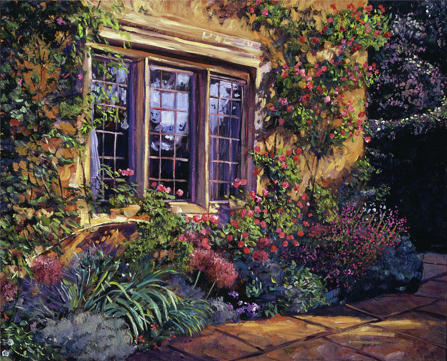 Summer Evening Glow Painting by David Lloyd Glover