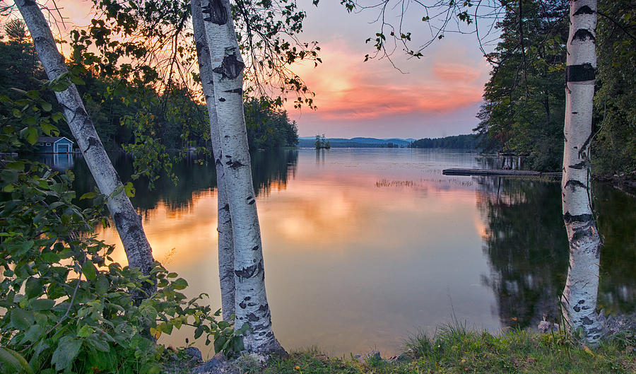 Summer Evening on Highland Lake Photograph by Darylann Leonard Photography