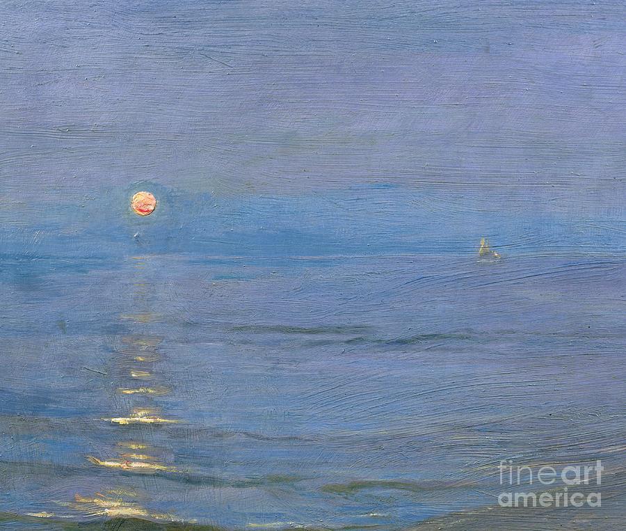 Summer Evening Painting by Peder Severin Kroyer Summer Evening Painting by Peder Severin Kroyer