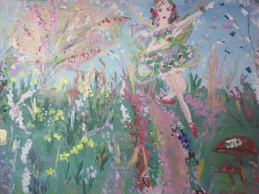 Fairy Painting - Summer Fairy by Judith Desrosiers