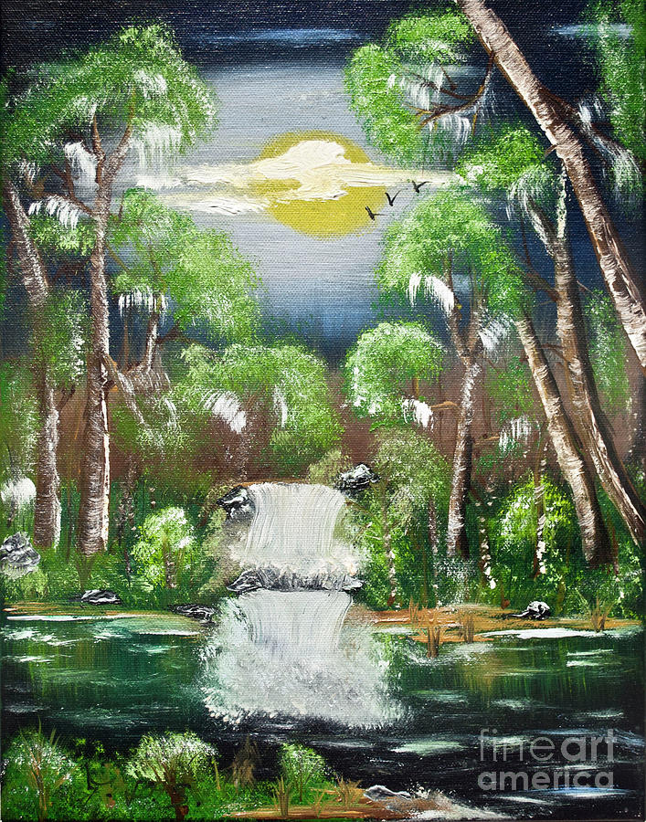 Summer Falls Painting by Joseph Summa