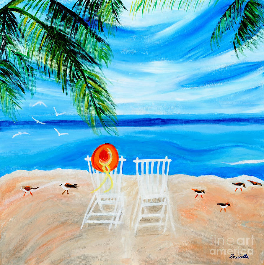 Summer Feelings Painting - Summer feelings by Art by Danielle