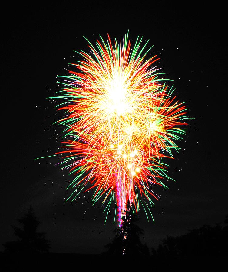 Summer Fest Fireworks 17 Photograph by Daniel Thompson