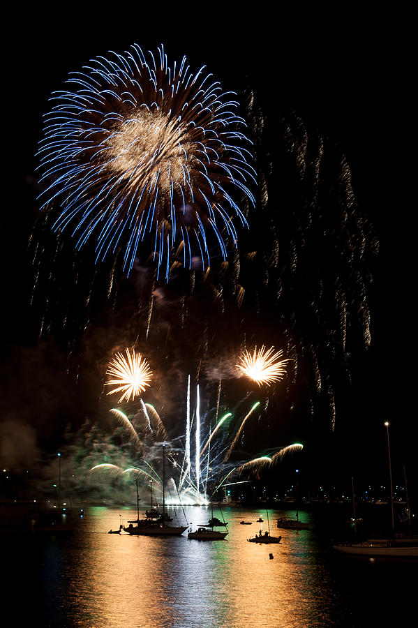 Summer Fireworks i Photograph by Helen Jackson