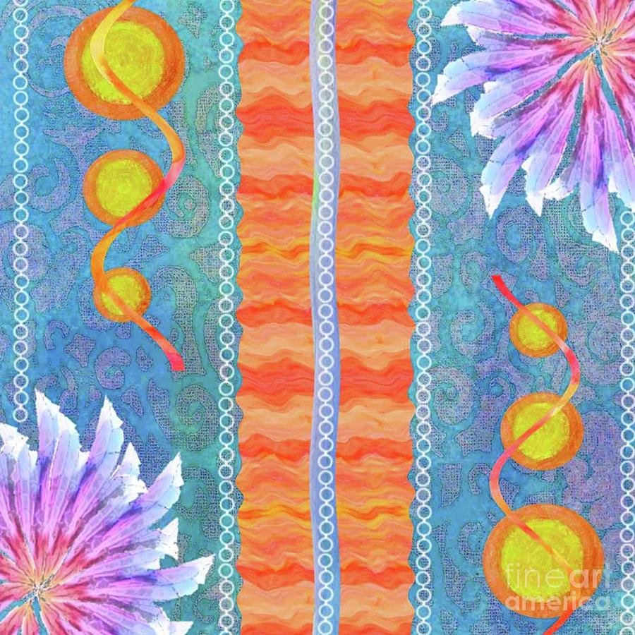 Pattern Painting - Summer Fling by Desiree Paquette