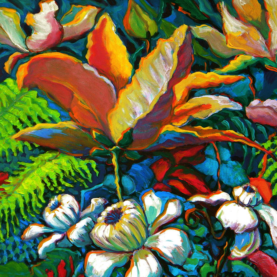 Summer Florals Painting by Jeanette Jarmon