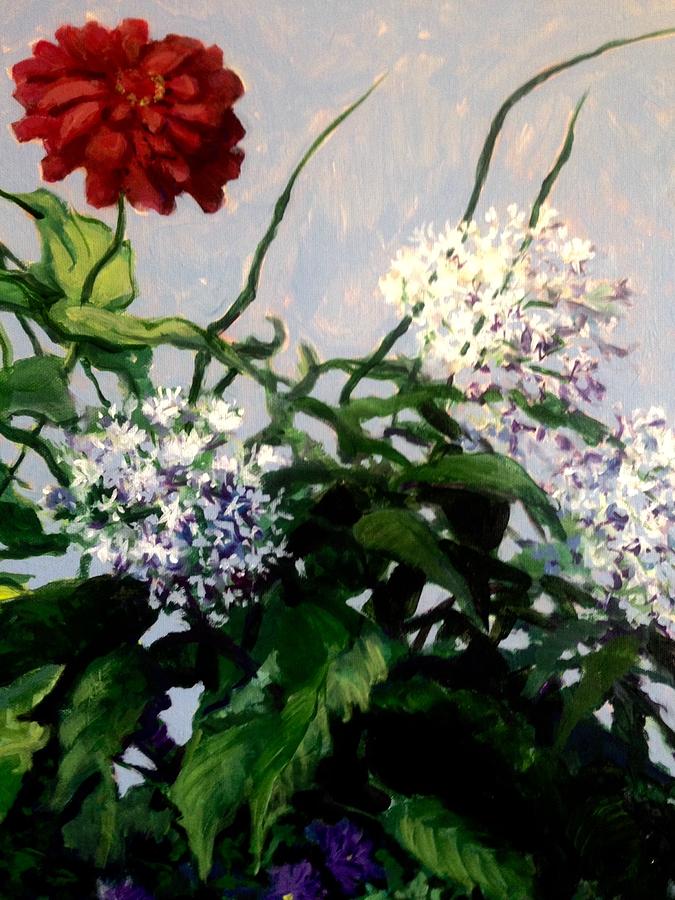 Summer Flowers 1 Painting by Jeanette Jarmon