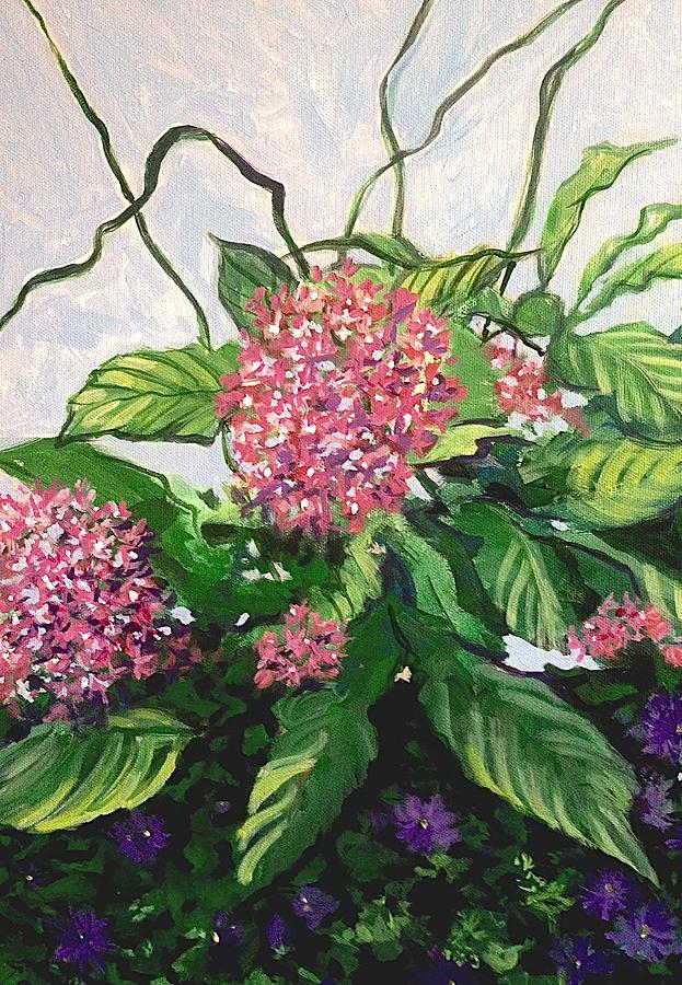 Summer Flowers 2 Painting by Jeanette Jarmon