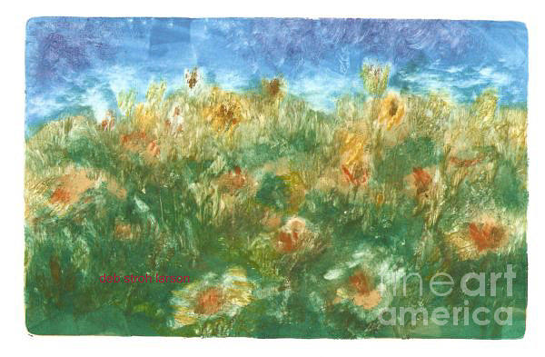 Summer Flowers Painting by Deb Stroh-Larson