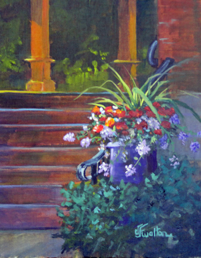 Summer Flowers Painting by Judy Fischer Walton